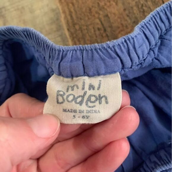 Mini Boden Girls Size 5/6 Blue tiered pintucks eyelet lace skirt - Picture 7 of 10